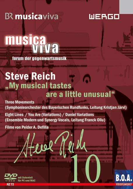 Front Cover Image Steve Reich 