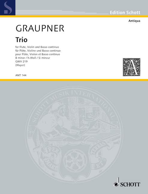 Front Cover Image Trio GWV 219 