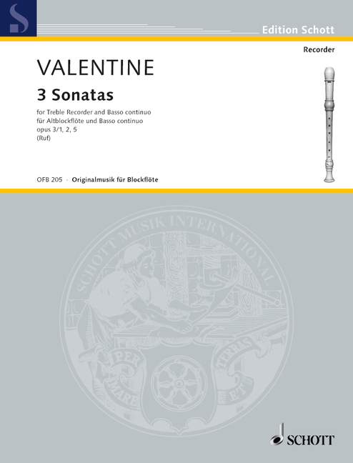 Front Cover Image 3 Sonaten op. 3 