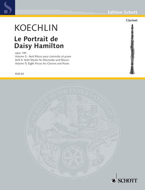 Front Cover Image Le Portrait de Daisy Hamilton op. 140 
