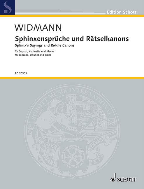 Front Cover Image Sphinxensprüche und Rätselkanons 
