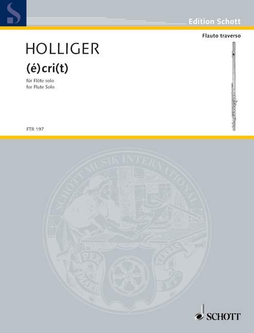 Front Cover Image (é)cri(t) 