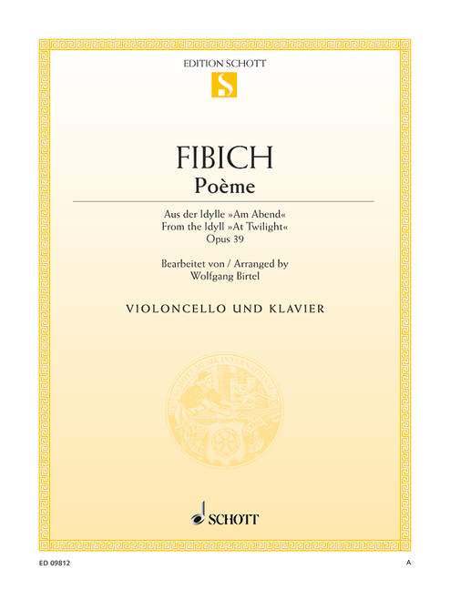 Front Cover Image Poème op. 39 
