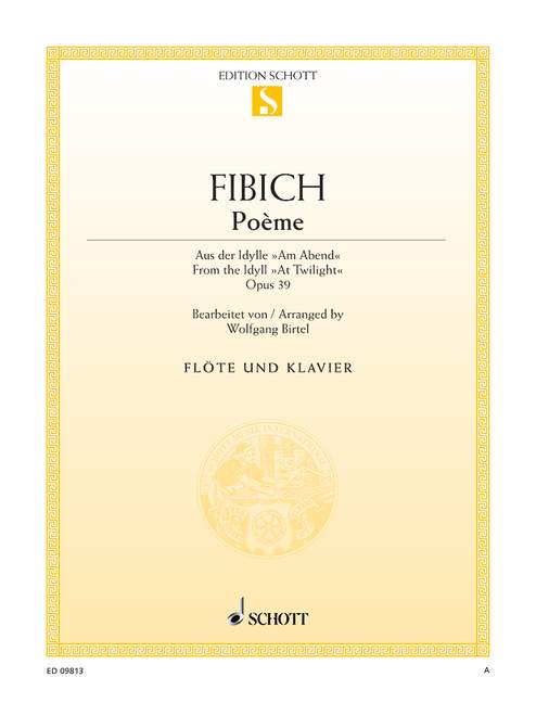 Front Cover Image Poème op. 39 
