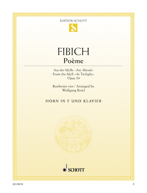 Front Cover Image Poème op. 39 