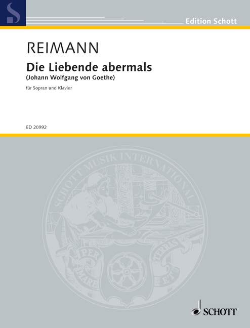 Front Cover Image Die Liebende abermals (Sonett IX) 