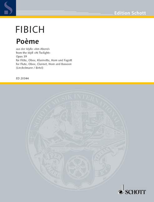 Front Cover Image Poème op. 39 