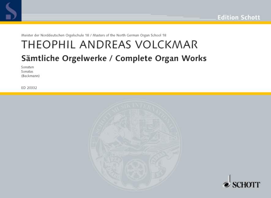 Front Cover Image Sämtliche Orgelwerke Band 18
