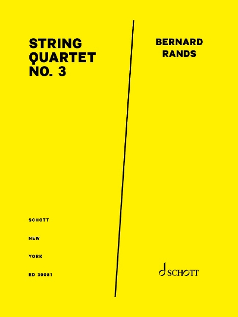 Front Cover Image String Quartet No. 3 