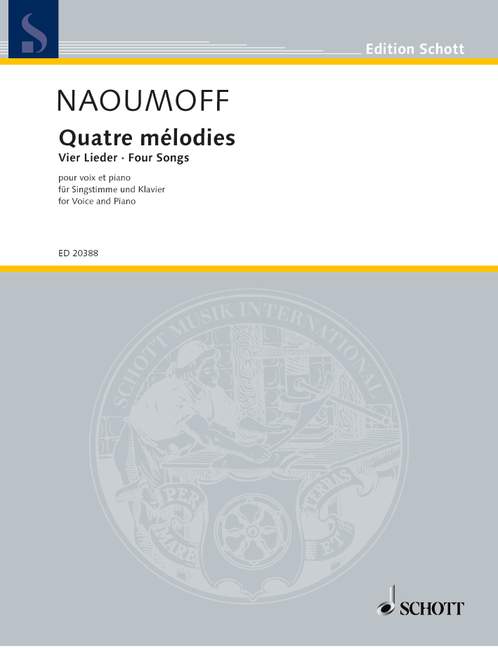 Front Cover Image Vier Lieder 