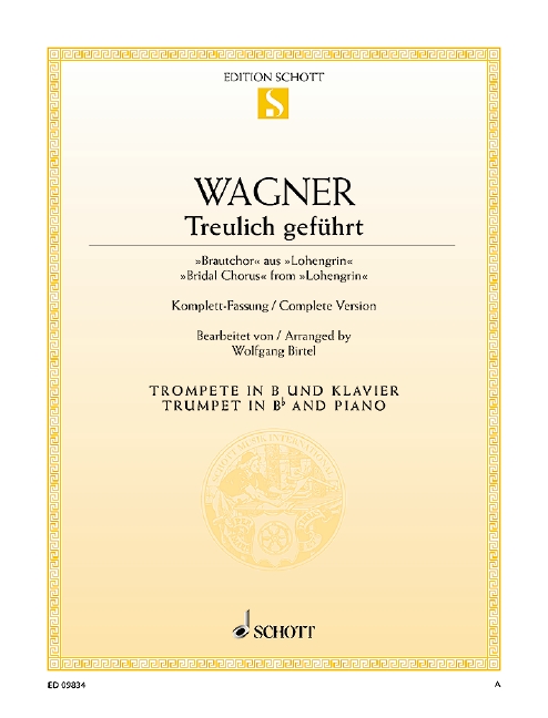 Front Cover Image Treulich geführt WWV 75 