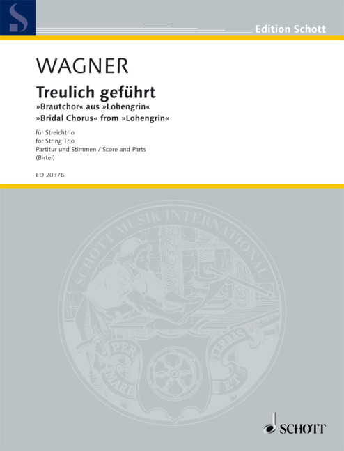 Front Cover Image Treulich geführt WWV 75 