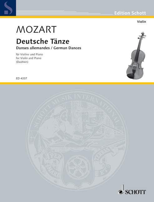 Front Cover Image Deutsche Tänze 