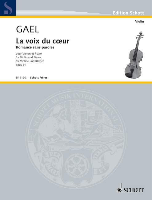 Front Cover Image La voix du coeur op. 51 