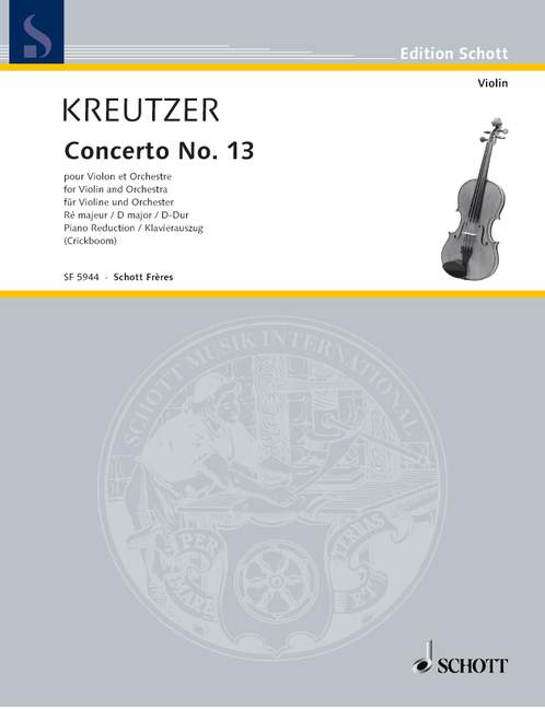 Front Cover Image Konzert Nr. 13 D-Dur 