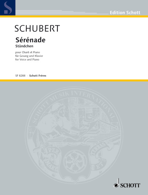 Front Cover Image Sérénade 