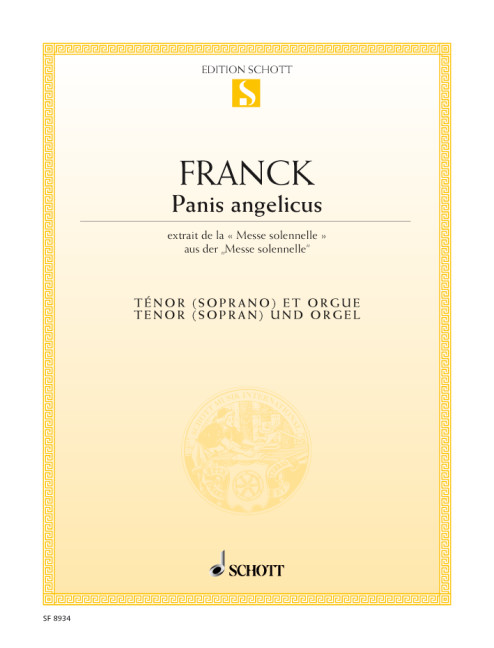 Front Cover Image Panis angelicus H-Dur 