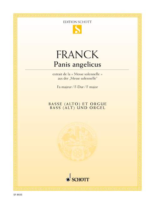 Front Cover Image Panis Angelicus F-Dur 