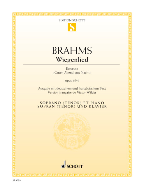 Front Cover Image Wiegenlied op. 49/4 