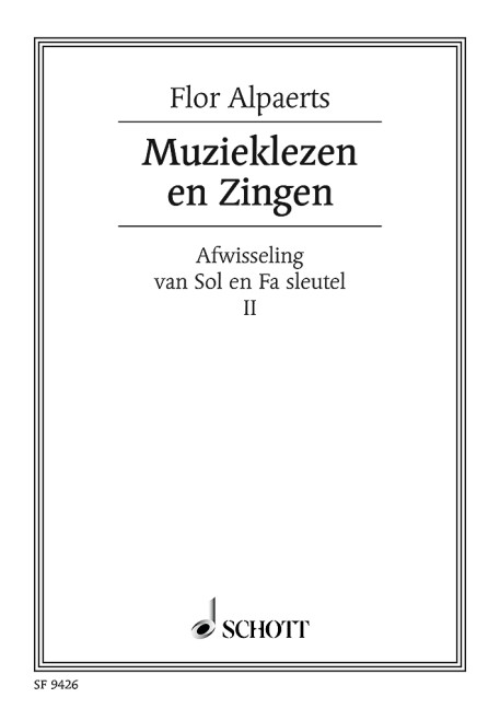 Front Cover Image Muzieklezen en Zingen Vol. 2
