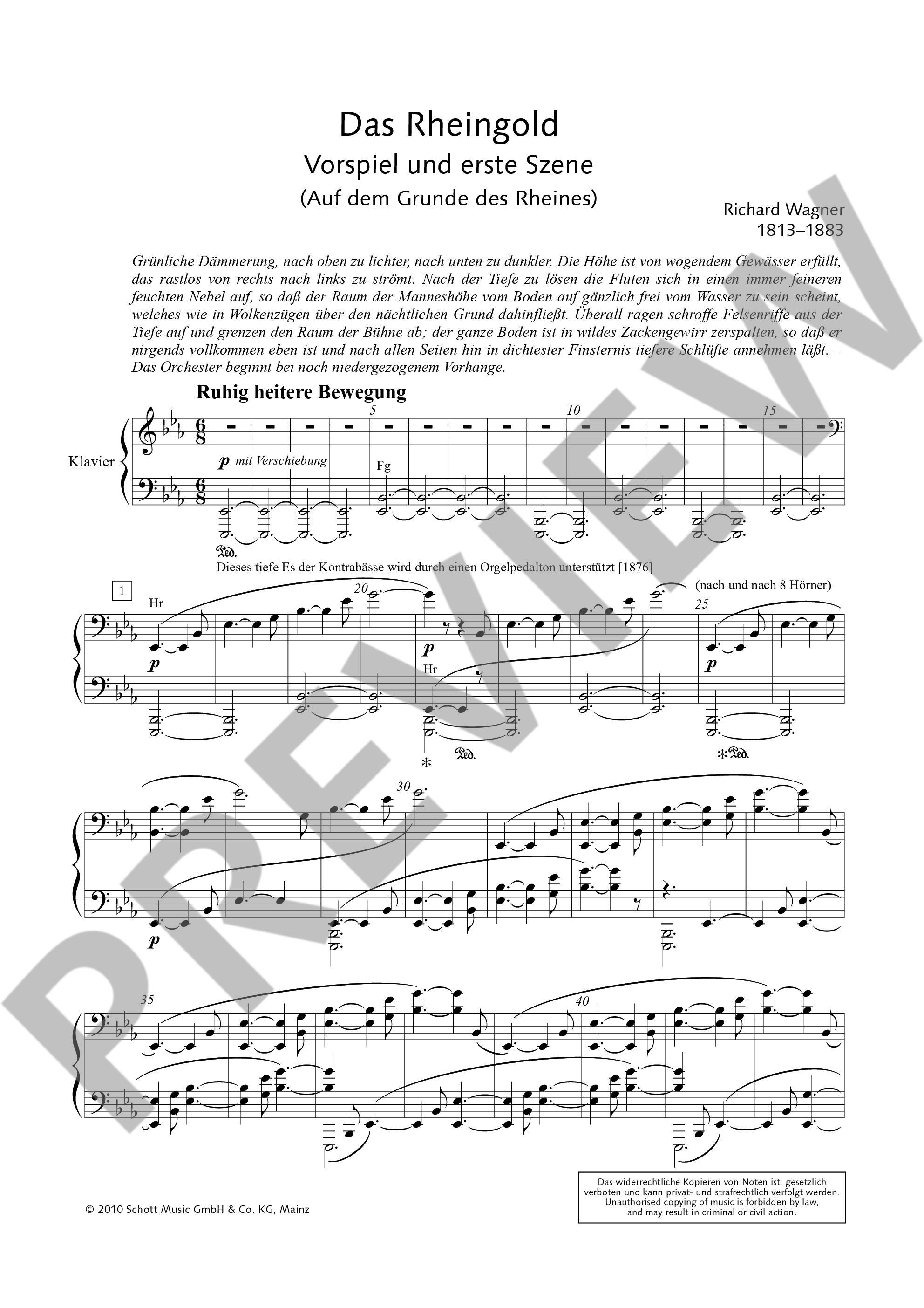 Other Cover Image Das Rheingold WWV 86 A 