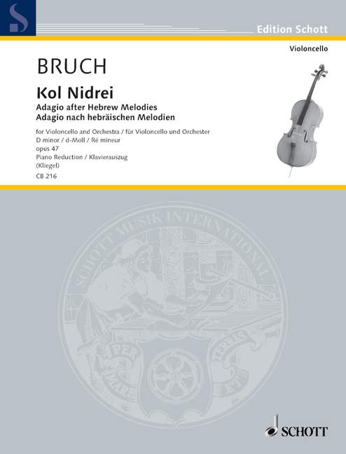Front Cover Image Kol Nidrei op. 47 