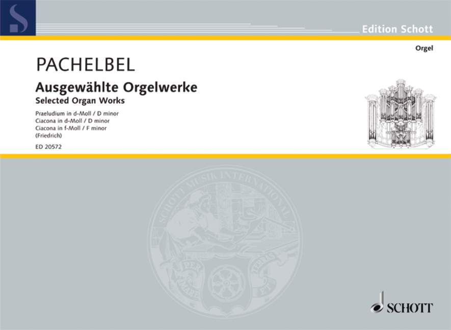 Front Cover Image Ausgewählte Orgelwerke Perreault 407, 41,43 