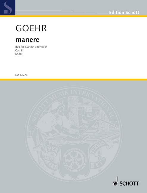 Other Cover Image manere op. 81a 