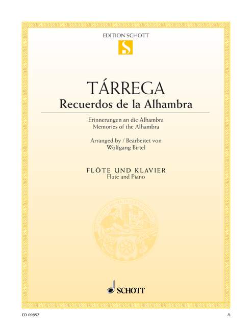 Front Cover Image Recuerdos de la Alhambra 