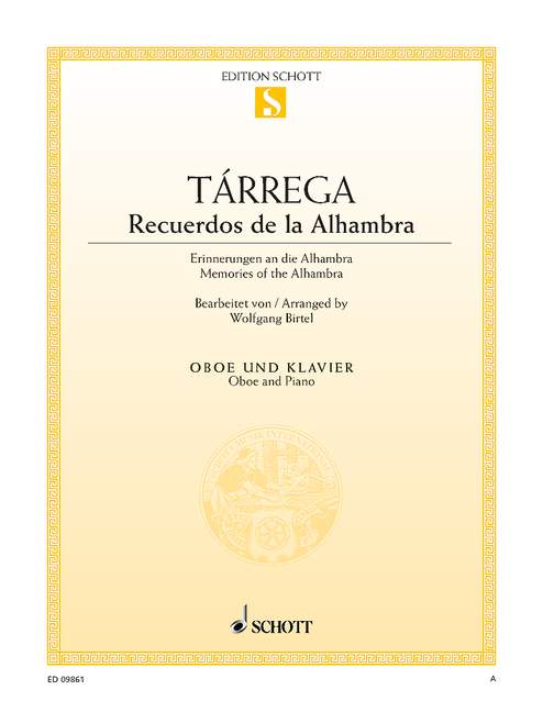 Front Cover Image Recuerdos de la Alhambra 