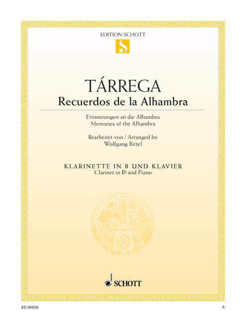 Front Cover Image Recuerdos de la Alhambra 