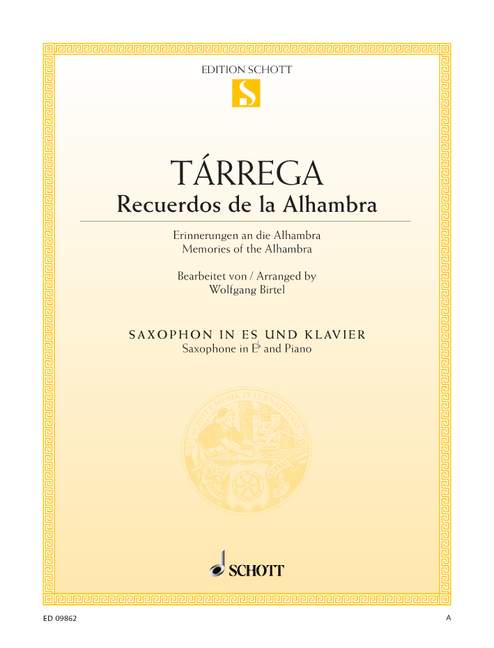 Front Cover Image Recuerdos de la Alhambra 