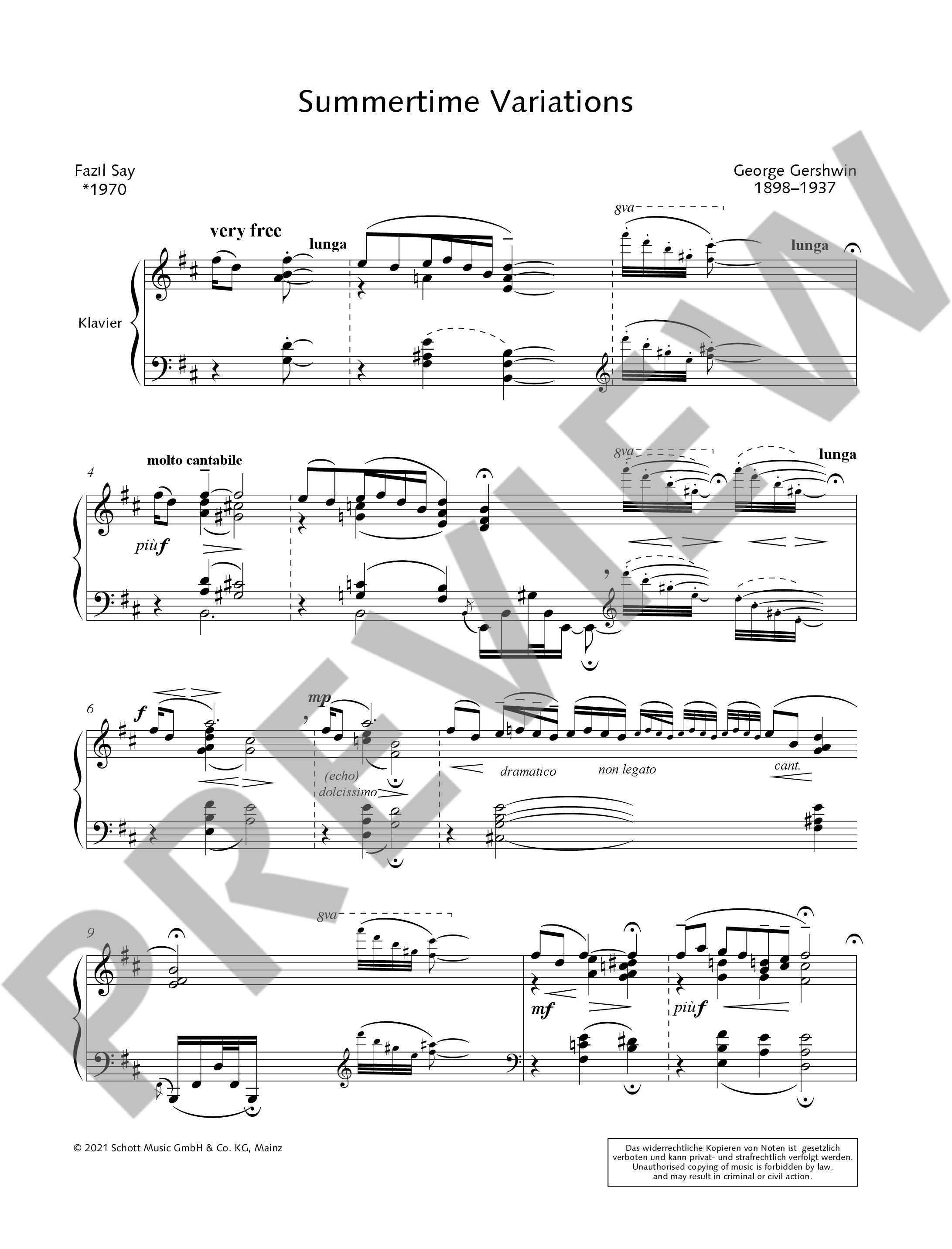 Other Cover Image Summertime Variations op. 20