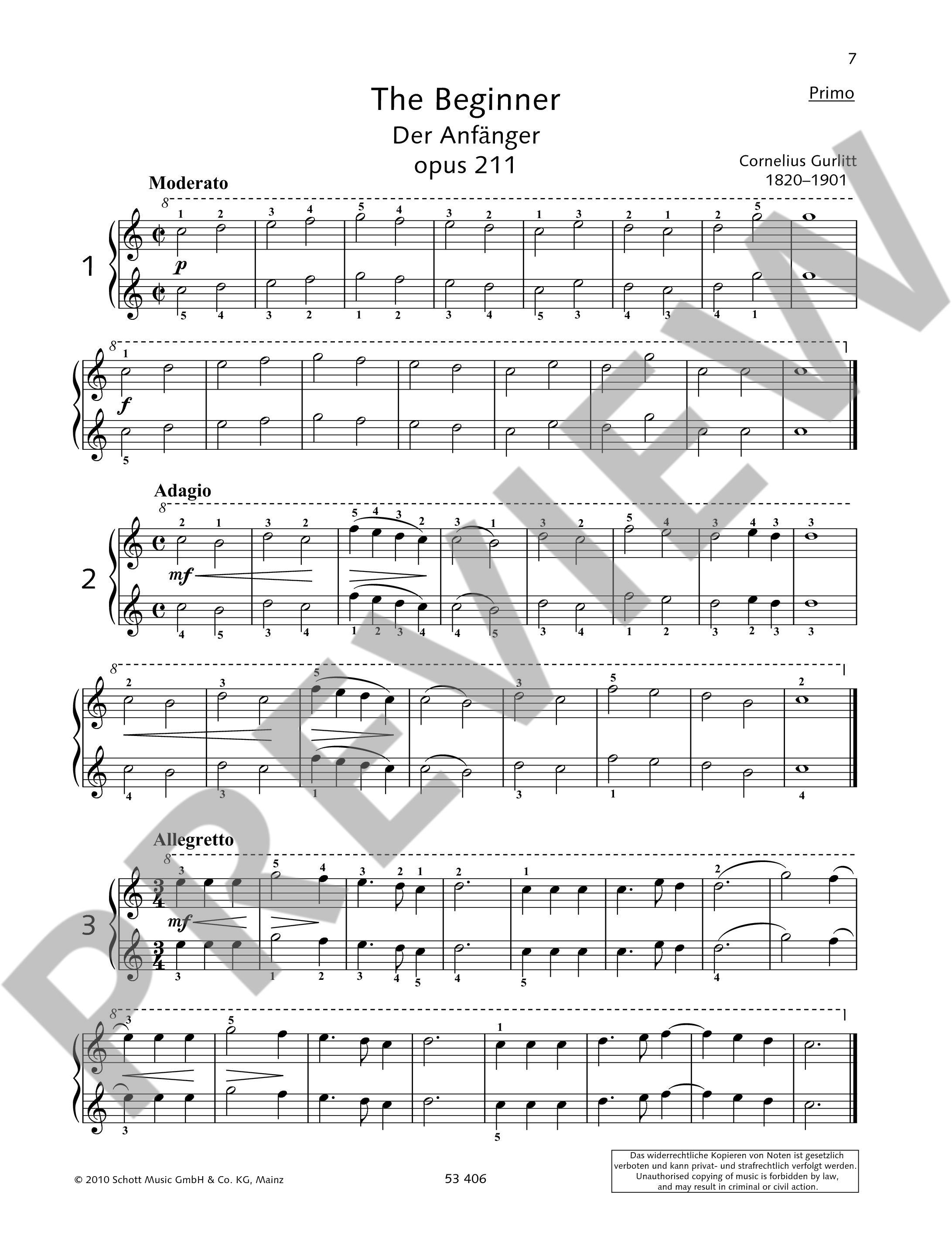 Other Cover Image Der Anfänger op. 211 