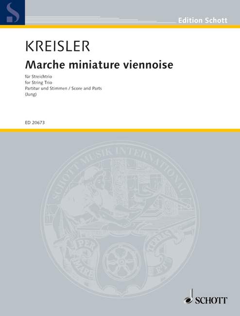 Front Cover Image Marche miniature viennoise 