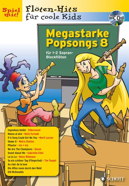 Front Cover Image Megastarke Popsongs Band 8