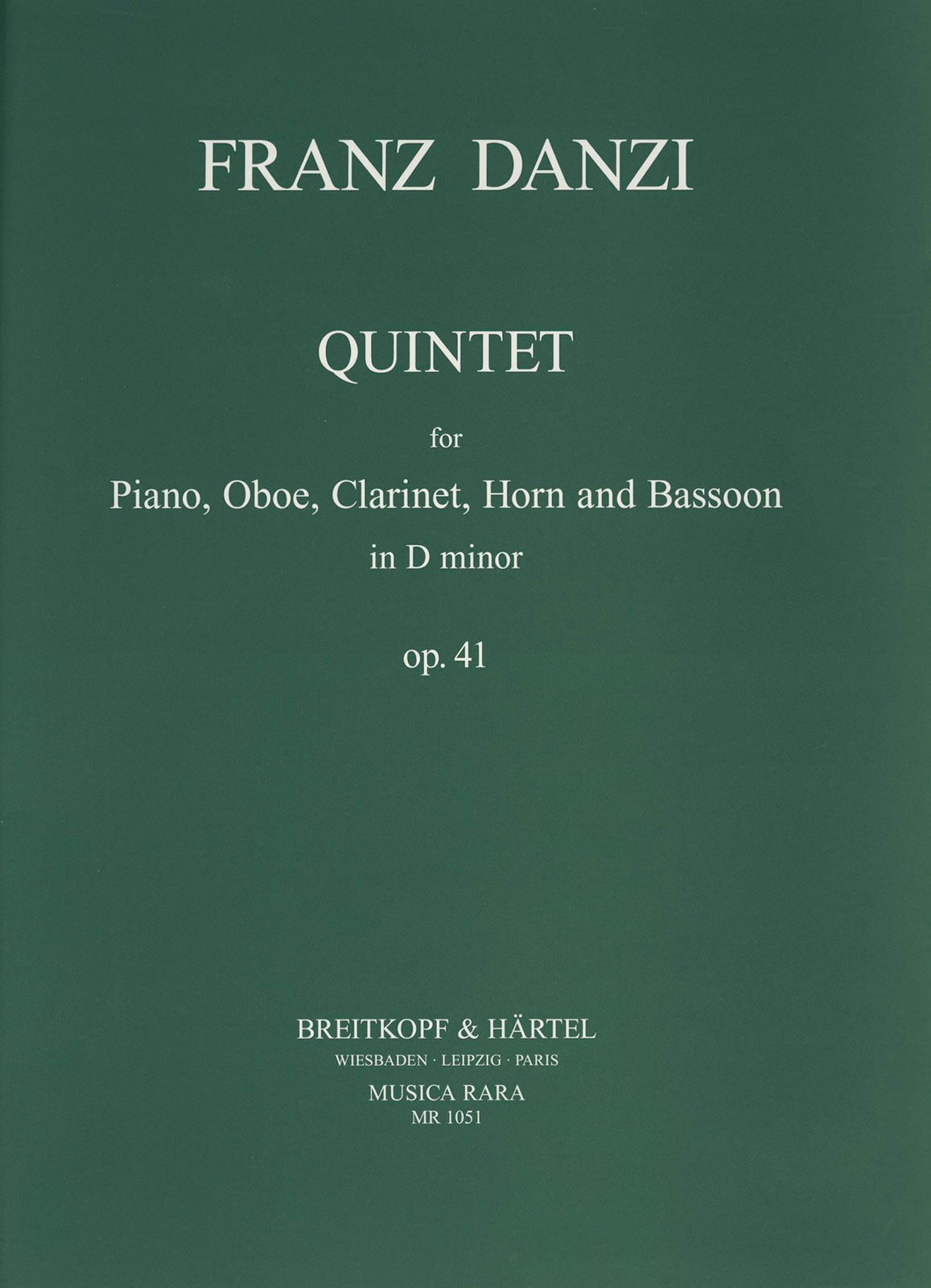 Other Cover Image Quintett d-Moll op. 41