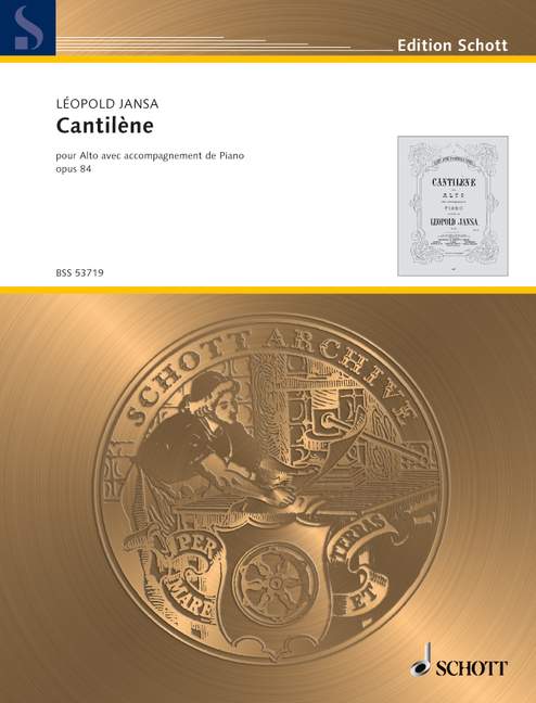 Front Cover Image Cantilène op. 84 