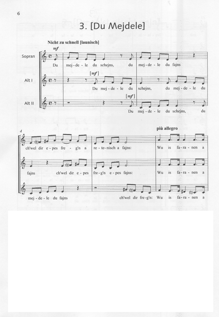 Other Cover Image Drei jiddische Frauenchöre 