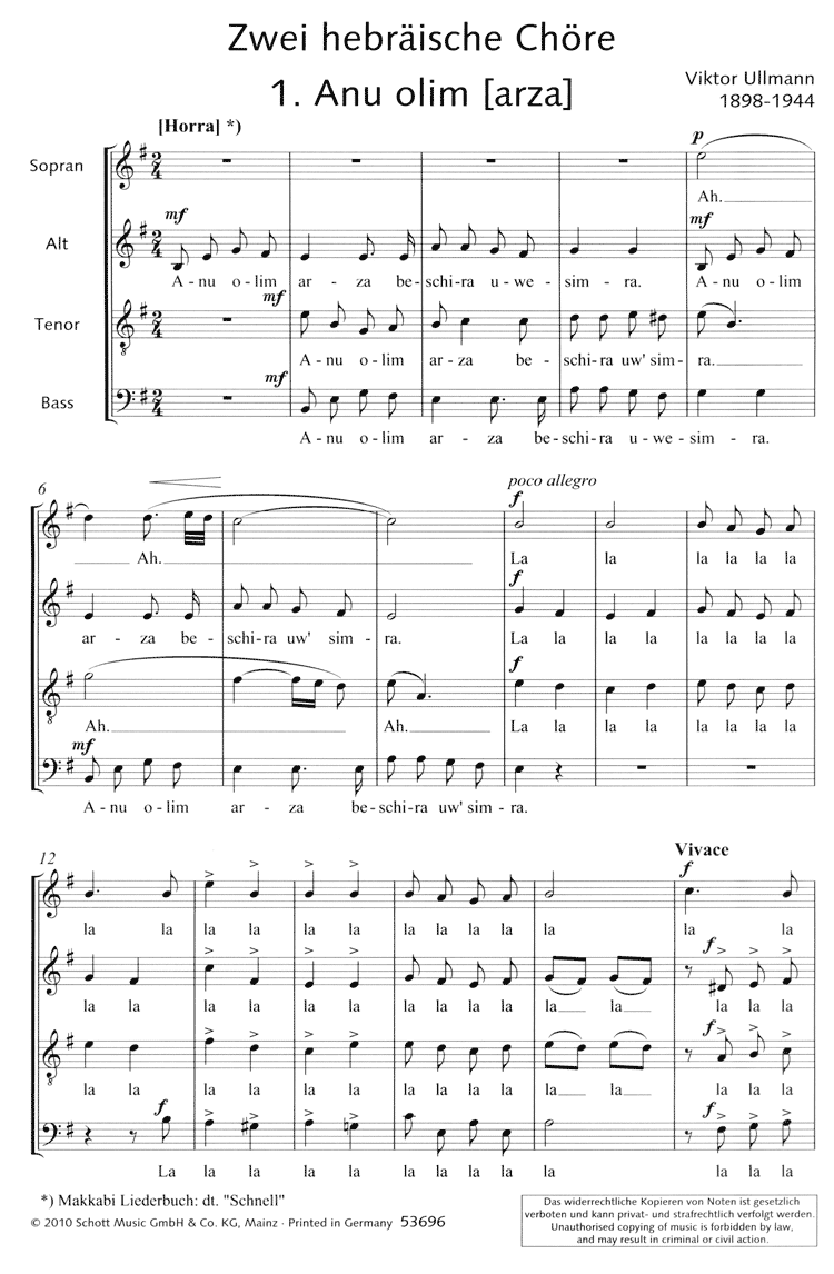 Other Cover Image Zwei hebräische Chöre 