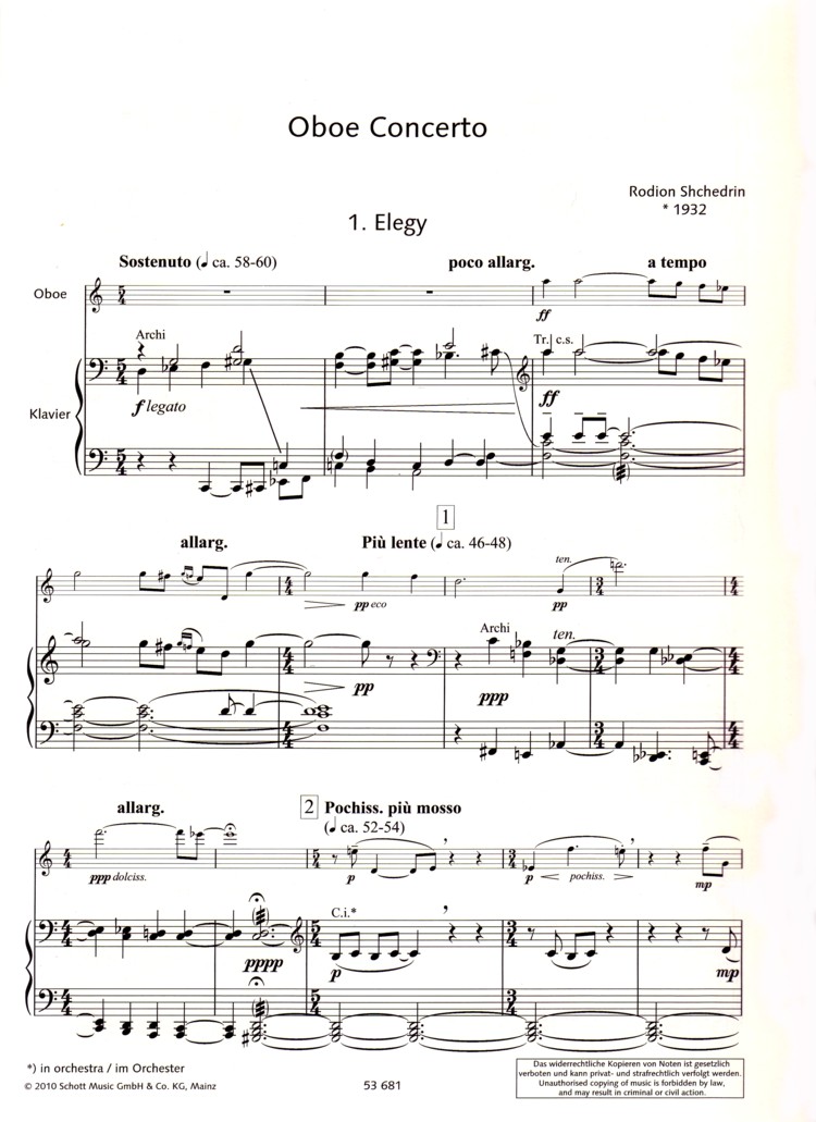 Other Cover Image Oboe Concerto 