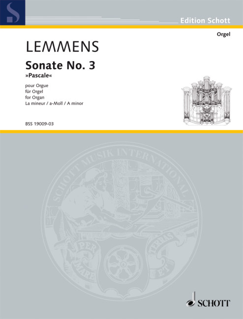 Front Cover Image Sonate No. 3 Pascale 