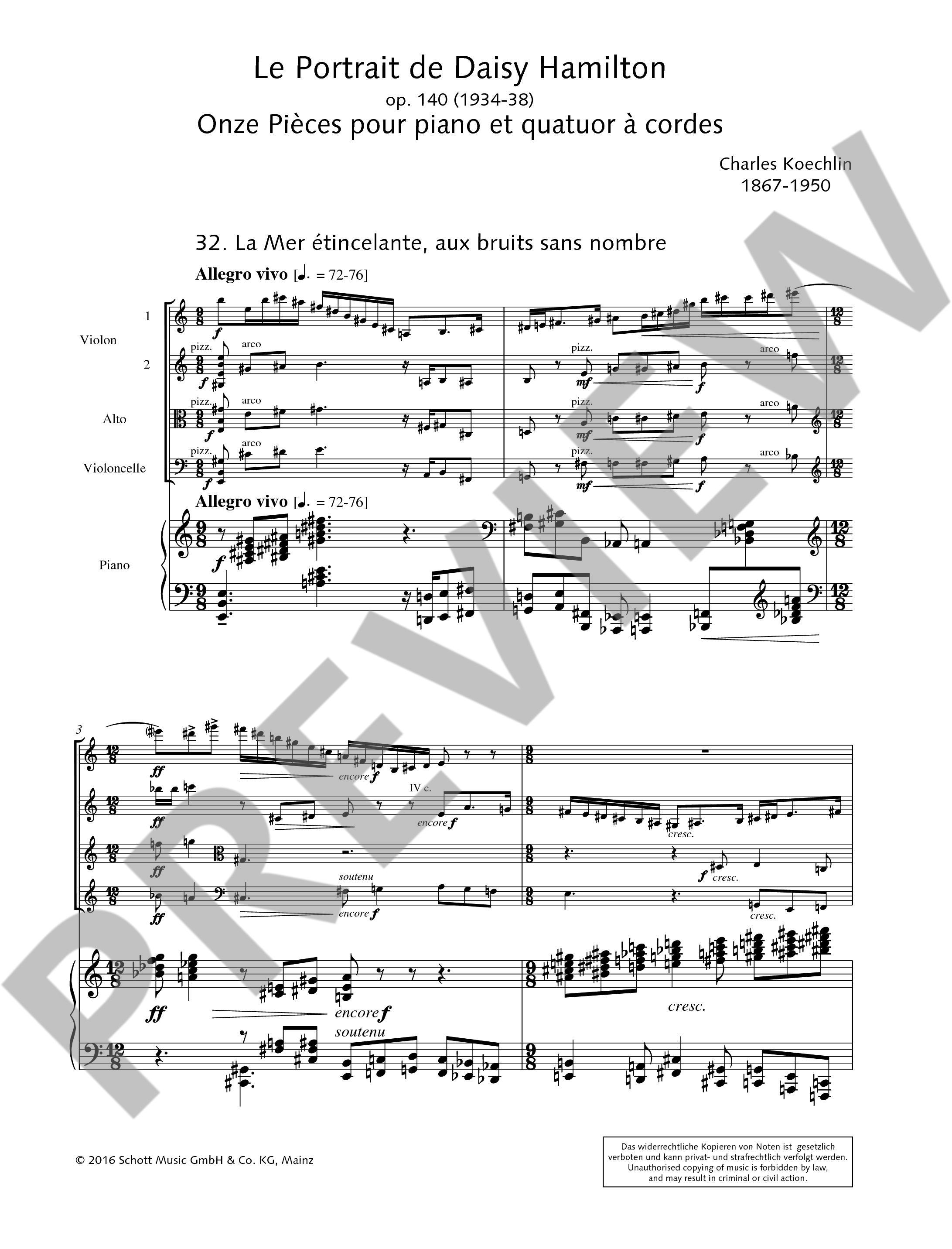 Other Cover Image Le Portrait de Daisy Hamilton op. 140 