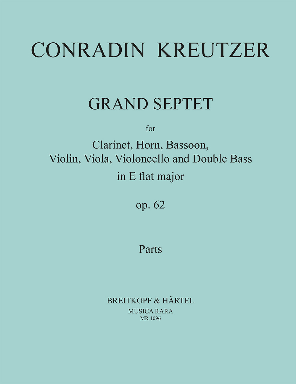 Front Cover Image Grand Septet c-Moll op. 62