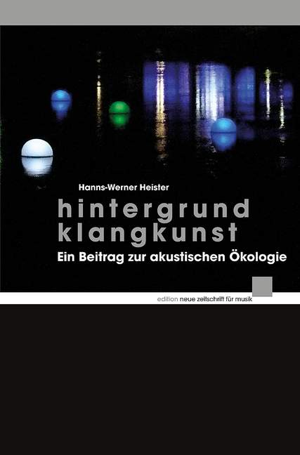 Front Cover Image Hintergrund Klangkunst 