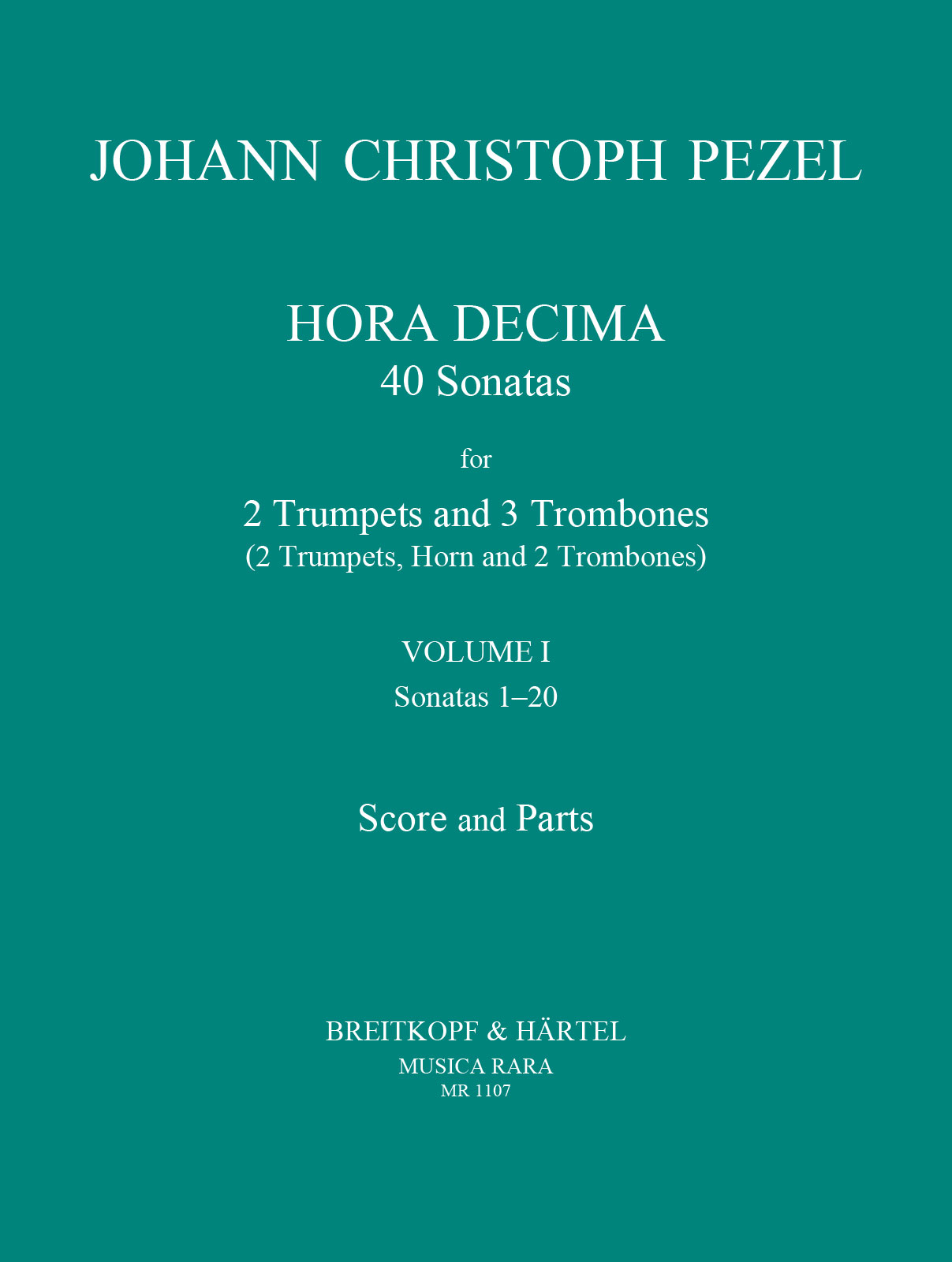 Front Cover Image Sämtl. 'Hora Decima'- Sonaten 1