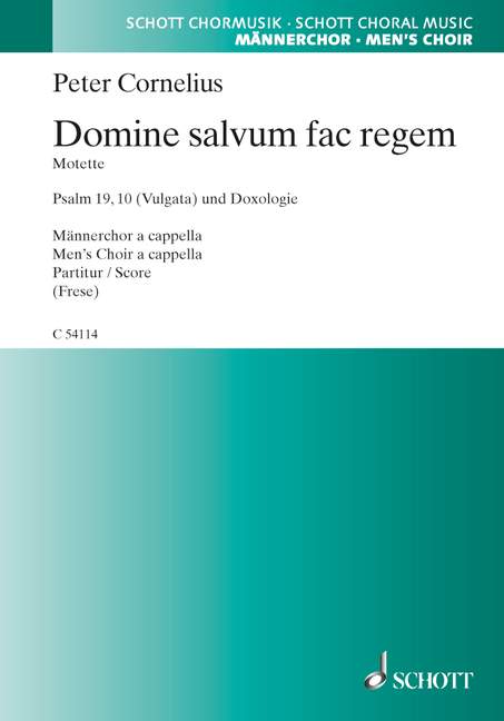 Front Cover Image Domine salvum fac regem 