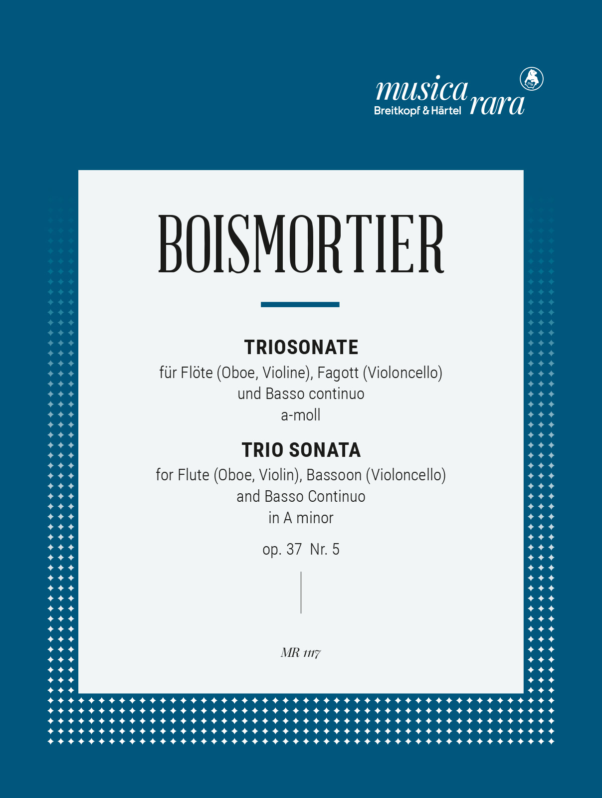 Front Cover Image 5 Triosonaten op. 37 – Nr. 5