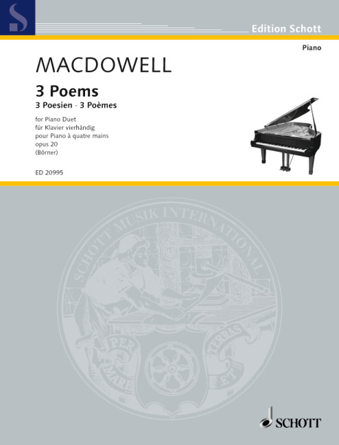 Front Cover Image 3 Poems op. 20 