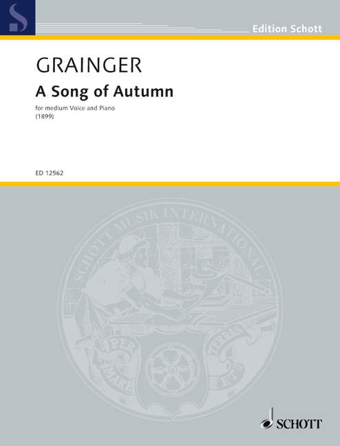 Front Cover Image A Song of Autumn 